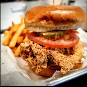 Fried Chicken With Fries
