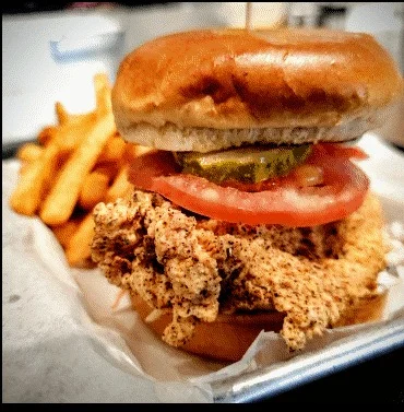 Fried Chicken With Fries