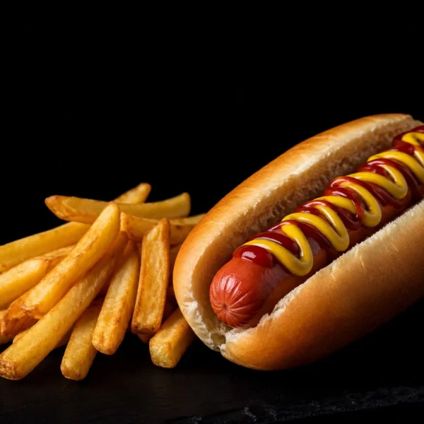 Hot Dog with Fries - Kids