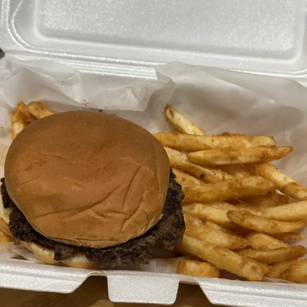 Kids Burger with Fries
